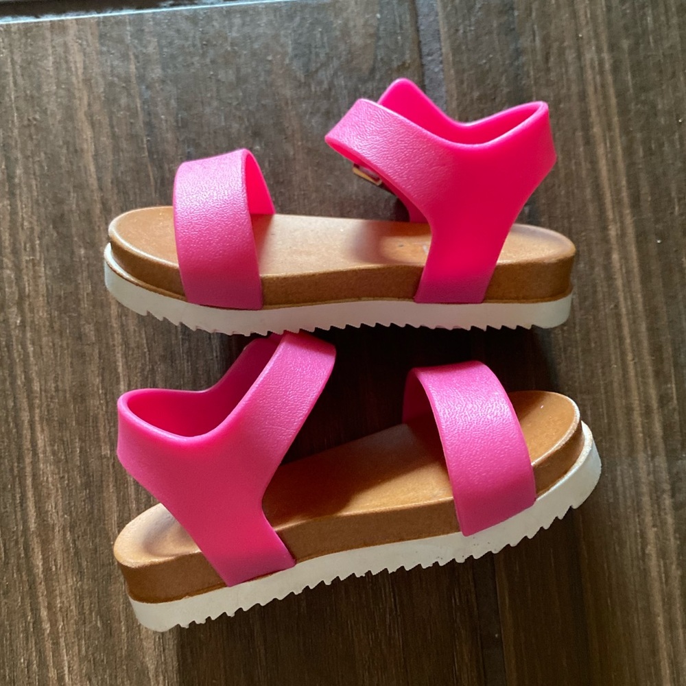 Pink Buckle Sandal